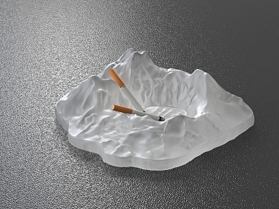 Ornaments Ashtray 3d model