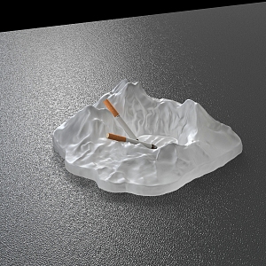 Ornaments Ashtray 3d model