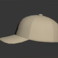 Cream Colored Casual Cap With Orange Circular Logo And Full Sail University Text