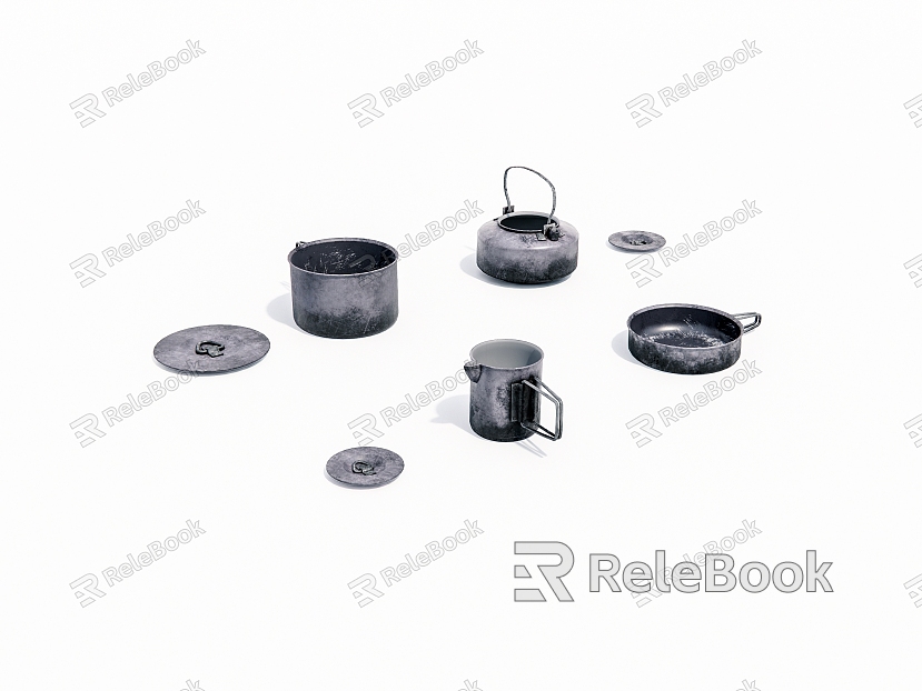 Cooking Kitchen Pot model