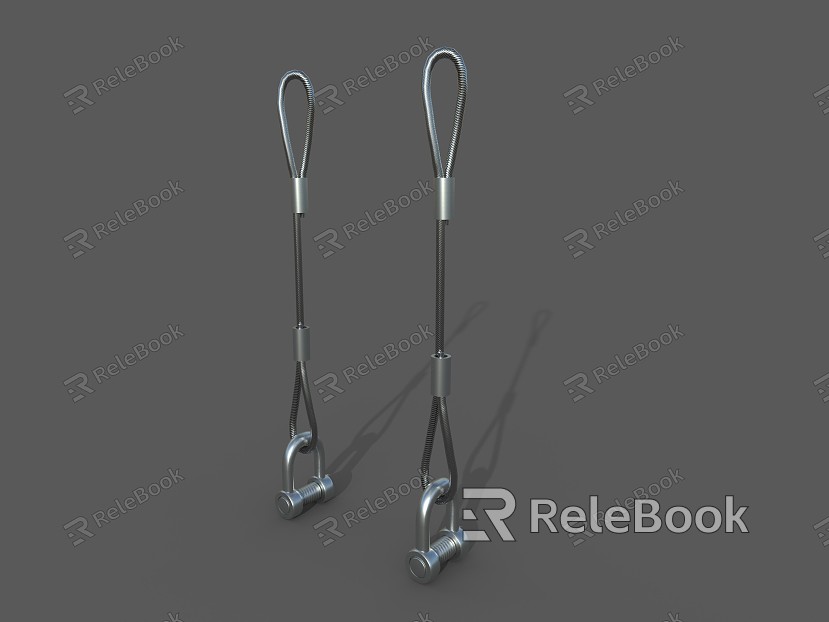 Hook sling hook chain rigging model