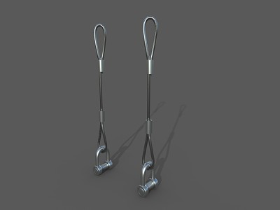 Hook sling hook chain rigging model