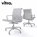 Black Leather Office Chair With Silver Metal Frame Armrests Swivel Base And Rolling Wheels