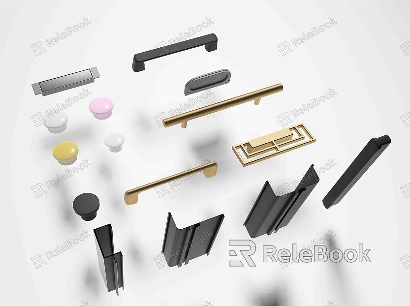 Modern handle door panel handle model