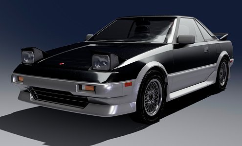 Toyota MR2 car 3d model