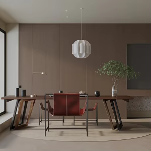 Modern table combination 3d model