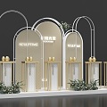 Modern Style Golden Egg Platform DP Meichen Real Estate Meichen 3d model