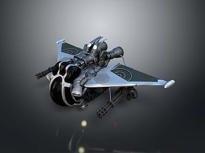 Jet Motorcycle Sci-Fi Motorcycle Concept Motorcycle Flying Car Space Flying Car Space Motorcycle 3d model