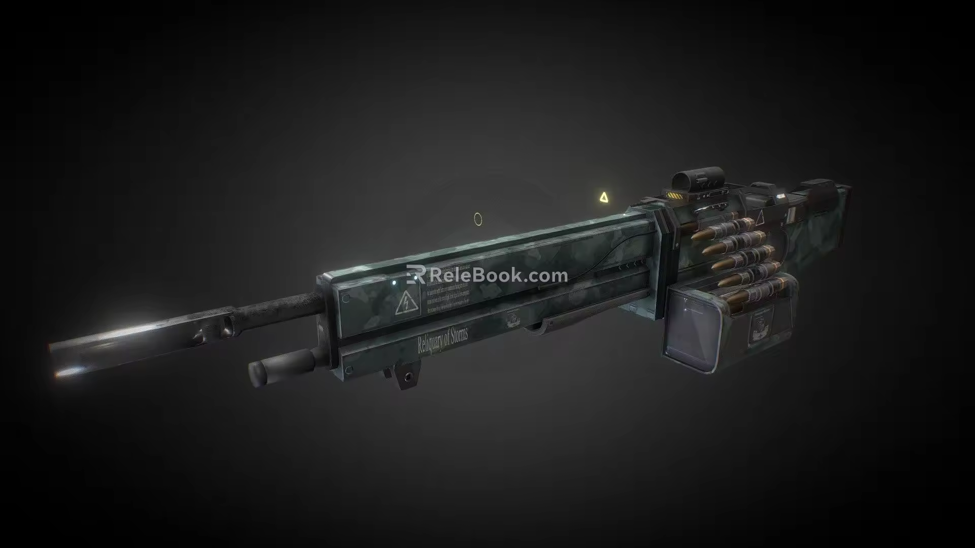 light machine gun 3d model