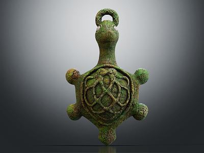 Modern Chandelier Turtle Pendant Turtle Buckle 3d model