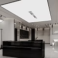 Modern Clothing Store Interior Design With Display Racks Cashier Counter And Mannequin