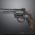 Vintage KELLOGG SPECIAL Revolver with Red Components Wooden Grip and Metal Body