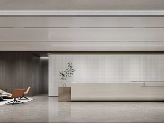 Modern Hall Reception Hall 3d model