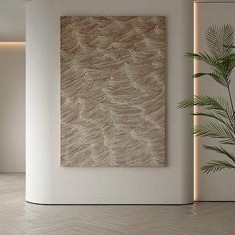 Quiet decorative painting 3d model