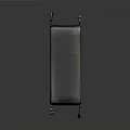 Modern Electric Heater With Black Design Green Indicator Lights Orange Logo And Ventilation Grilles