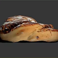 Modern bread silvered sandwich bread bean paste bread cheese bread 3d model