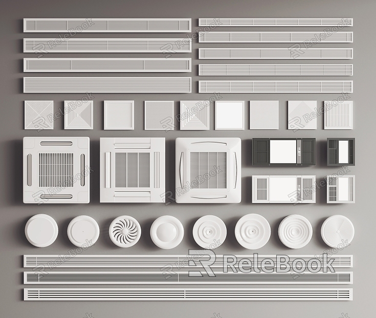 Modern Air Outlet Air-conditioning Port Yuba Combination model