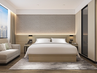 Hotel Rooms Modern Rooms 3d model