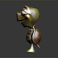 Turtle Cartoon Turtle Snapping Turtle Chickbill Turtle Reptile Cold Blooded Animal Reptile Class 3d model