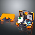 Modern Box Suitcase Toolbox Medicine Case 3d model