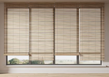 New Chinese-style Venetian Blinds 3d model