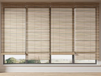 New Chinese-style Venetian Blinds 3d model