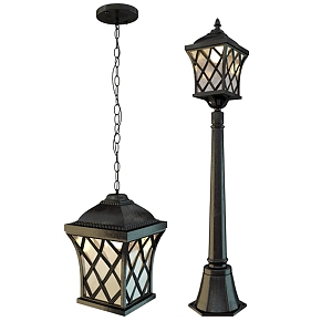 Jianou street lamp chandelier classical street lamp outdoor street lamp 3d model