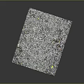 Glittering Decorative Panel With Sparkling Particles For Modern Interior Design 3d model