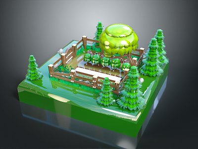 Game Environment Game Scene Fairy Tale Scene Fairy Tale Magic Scene Magic Item Fantasy Scene 3d model