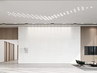 Modern Hall Office Lobby 3d model