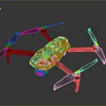 High Performance Quadcopter Drone With Camera And LED Lights For Aerial Photography