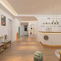 Colorful Children's Photography Mall Store With Cartoon Decor Wooden Flooring And Kids Seats