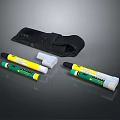 Medical Devices Featuring Pen Shaped Tools in Yellow Green White and Black Protective Pouch