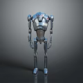 Robot Assistant Small Robot Butler Robot Butler Figure Game Figure 3d model
