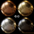 Decorative Metallic Sphere Components With Gold Bronze Silver And Chrome Finishes