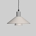 Modern Minimalist Chandelier With White Glass Shade And Stainless Steel Base For Living Room