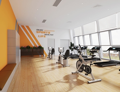 Modern Gym 3d model