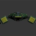 Modern fighter sci-fighter sci-fighter space fighter 3d model