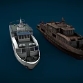 Modern White Yacht Exterior With Multiple Decks And Large Glass Windows