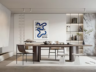 Modern Tea Room 3d model