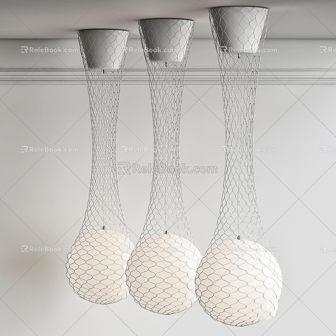 Modern chandelier Sachie Muramat 3d model