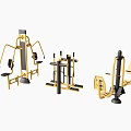 Outdoor Sports Equipment for Strength Training with Metal Frame and Seats