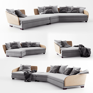 Modern Combination Sofa 3d model