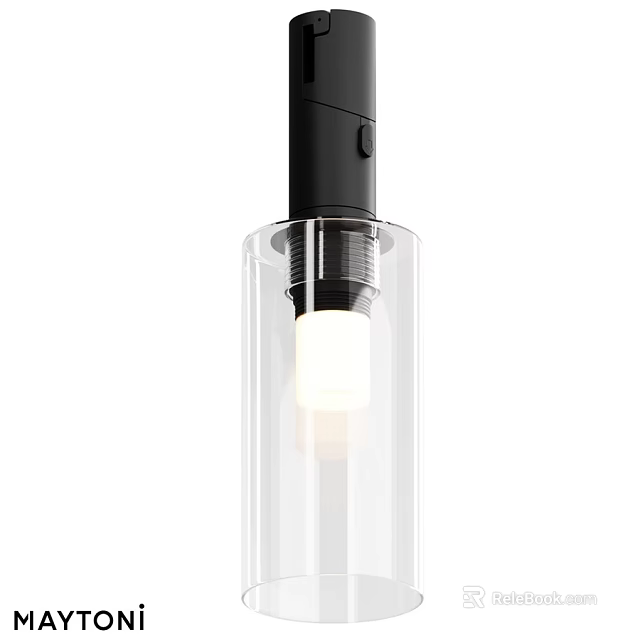 Downlight Spotlight Home Lighting With Black Body Transparent Shade Modern Design 3d model 