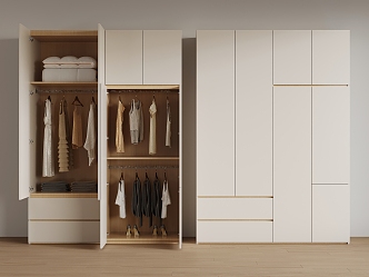 Simple wardrobe 3d model