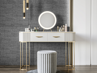 Light Luxury Dressing Table model