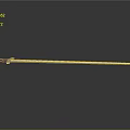 Polished Metallic Sword Featuring Sharp Long Blade And Ornate Handle