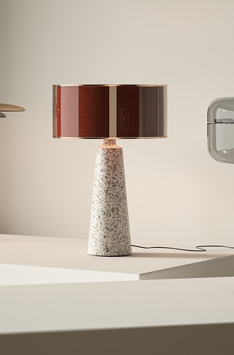 Table lamp combination 3d model