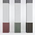Modern Column Slab Column 3d model