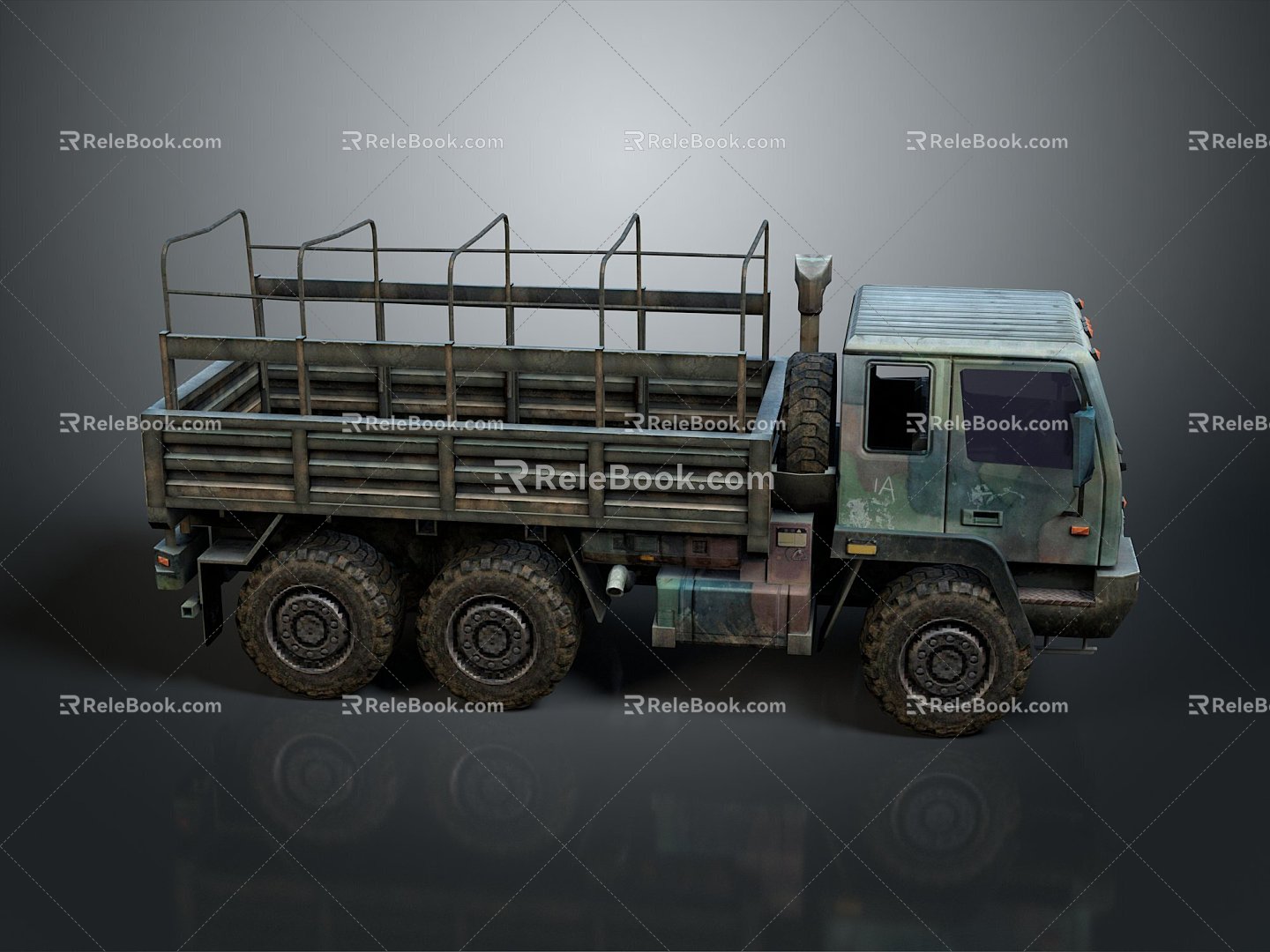 Military Truck Military Transporter Military Transporter Armed Transporter Armored Transporter 3d model